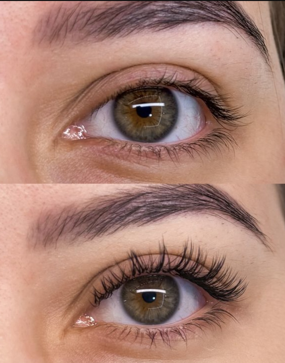 Before and after lash treatment 3