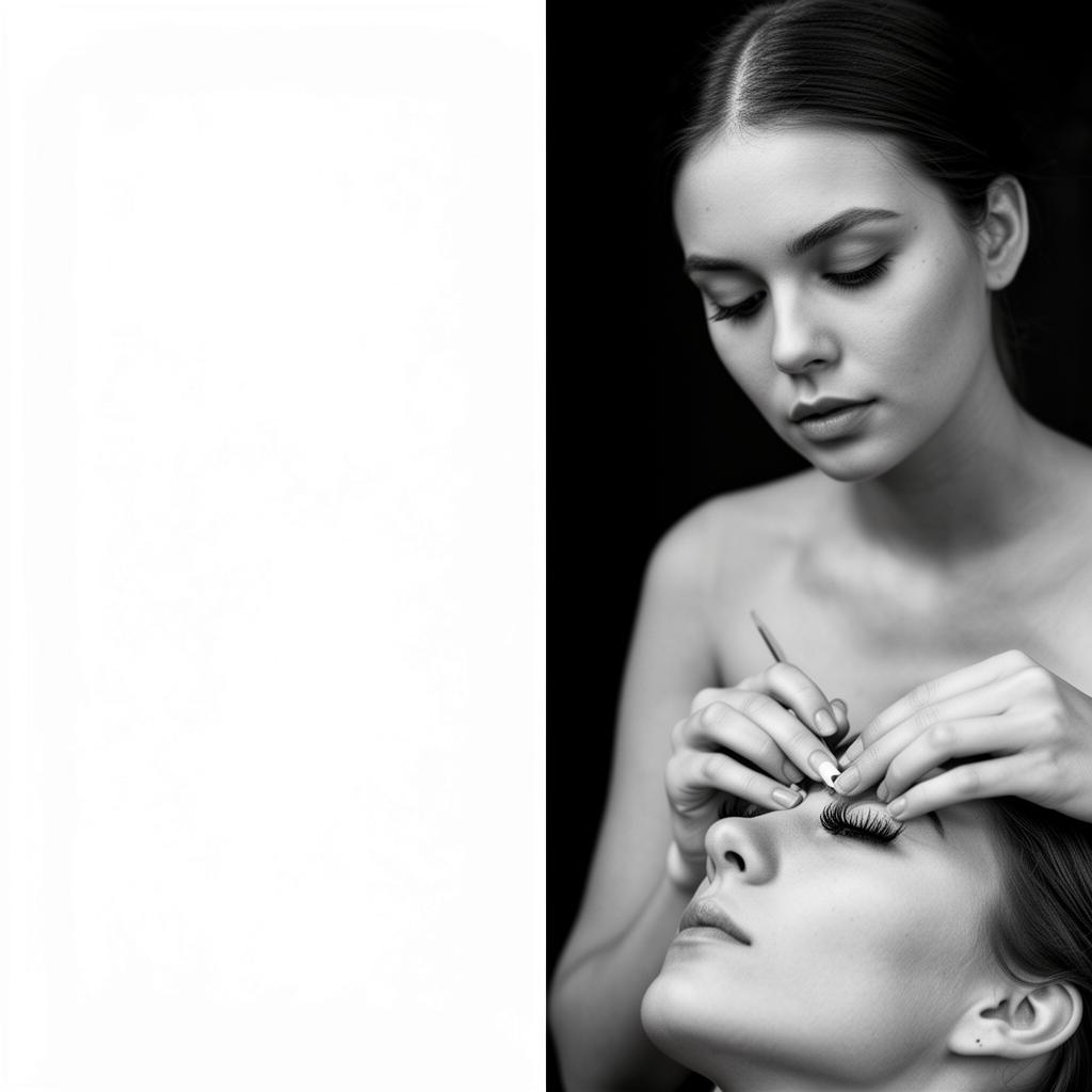 Mila, lash and brow artist